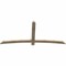 Ekena Millwork Bellingham Rough Sawn Timber Gable Bracket, Douglas Fir, 84"W x 38"H x 2"D x 4"F, 11/12 Pitch GBW084X38X0204BEL00RDF - alternate 5